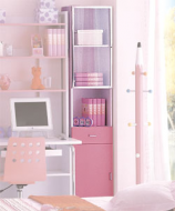Книжный шкаф Milli Willi Teen Rose (розовый)